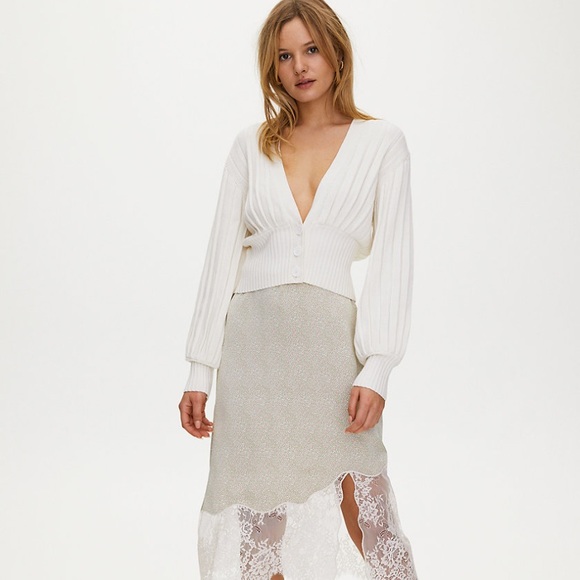 Aritzia Sweaters - Aritzia wilfred new plunge front cardigan s nwt